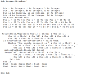 macro codes